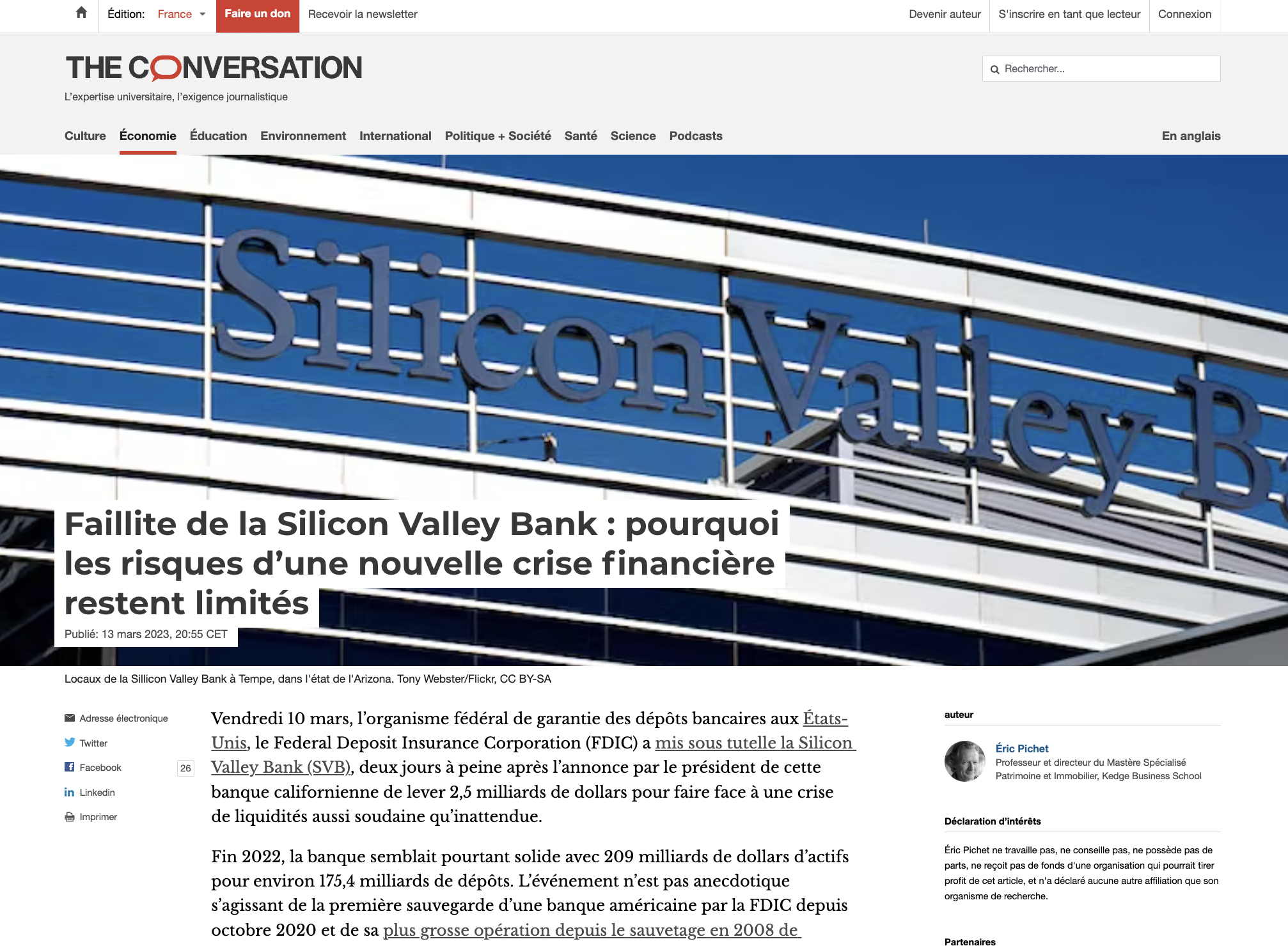 faillite silicon valley bank