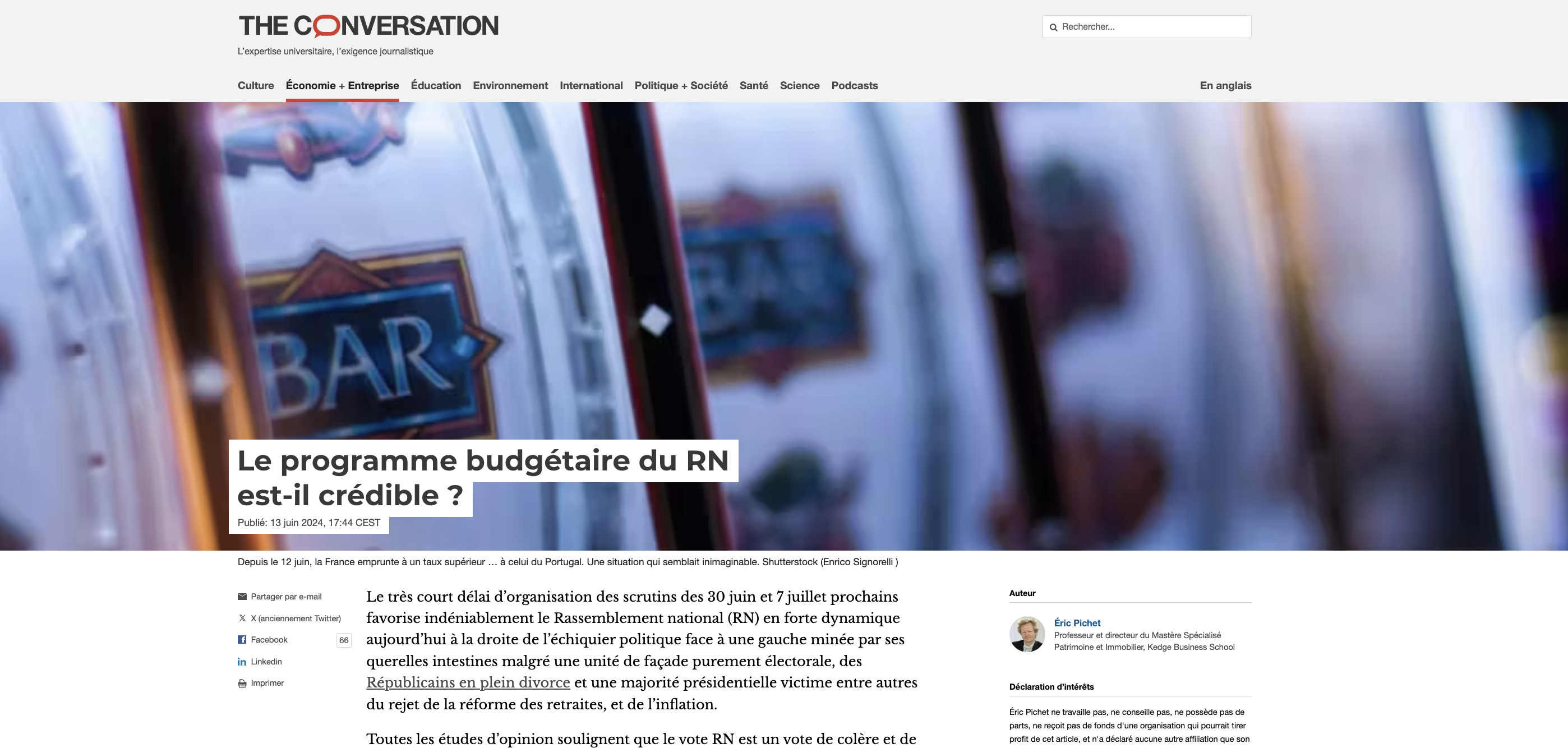 responsabilite potilitique et deficit publique